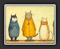 Five Grumpy Cats