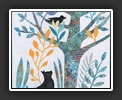 Cat and Crows - Acrylic