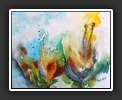 Floral Fantasy - Airbrush, Acrylic & Pen