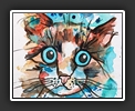 Sad Cat - Watercolour